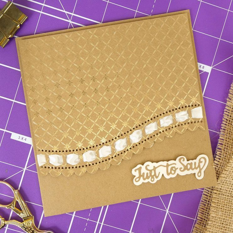 Kraft Pre-Scored Card Blanks - 6" x 6"-3