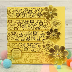 Rainbow Brights Pre-Scored Card Blanks - 6" x 6"-2