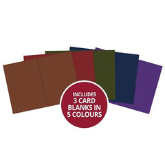 Adorable Scorable Pre-Scored Card Blanks - A5 Darks Selection-1