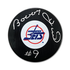 Bobby Hull Signed Winnipeg Jets Puck-1