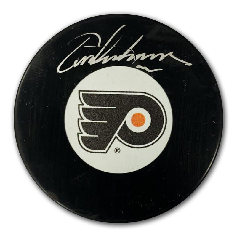 Eric Lindros Autographed Philadelphia Flyers Puck-1