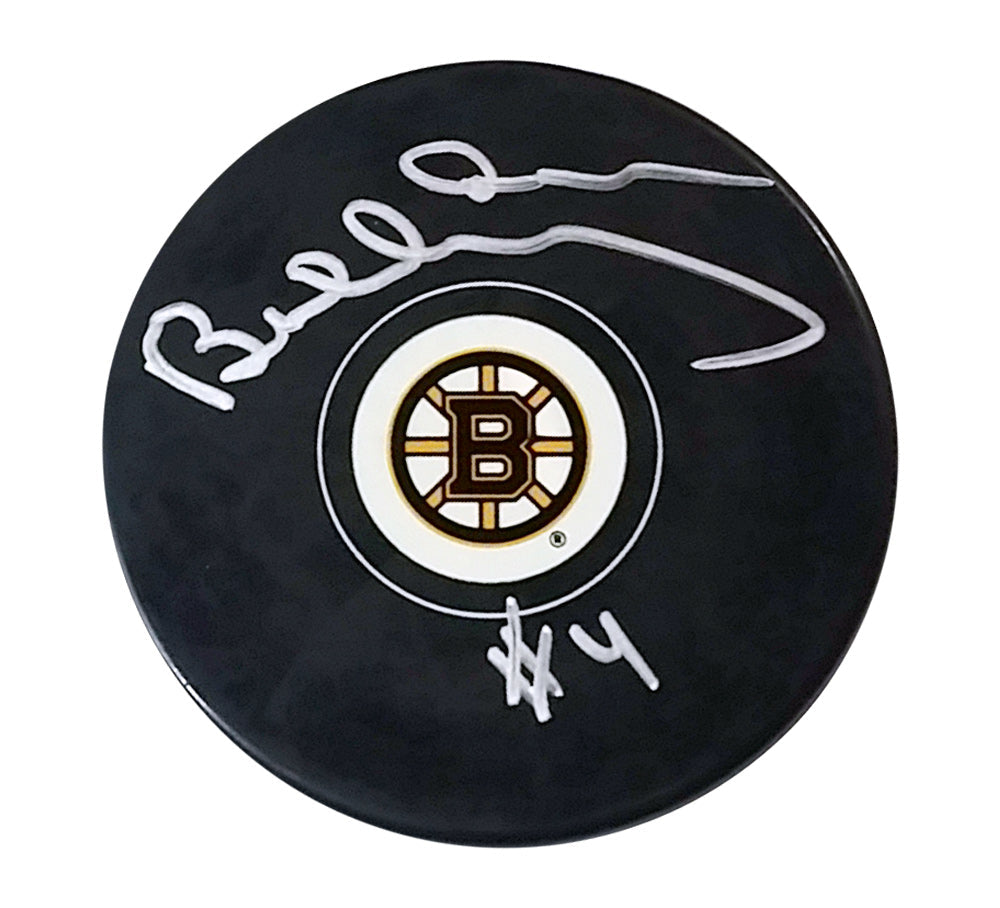 Bobby Orr Autographed Boston Bruins Logo Puck-1