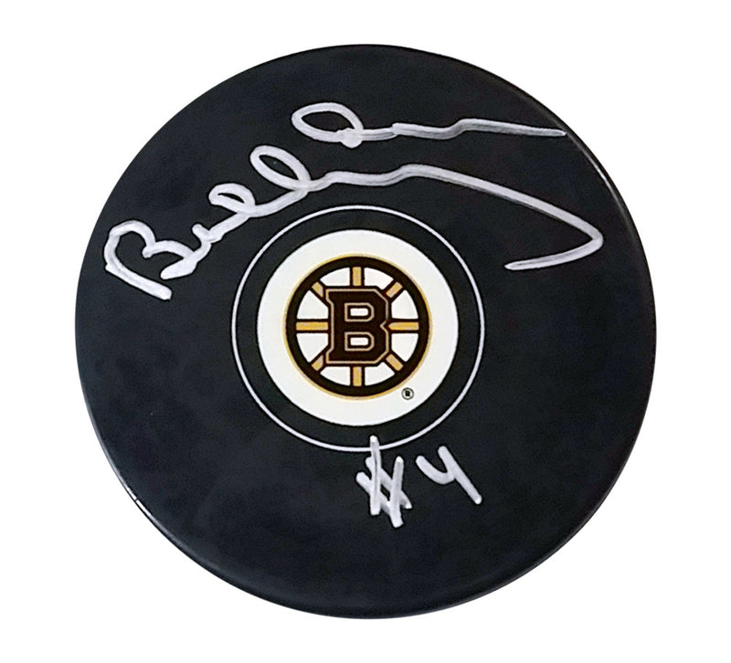 Bobby Orr Autographed Boston Bruins Logo Puck-1
