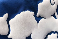 Craft Royal Blue Puff HTV Vinyl 12" x 10"-2