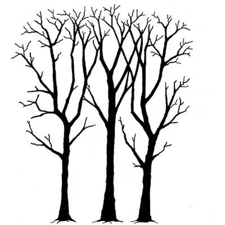 Lavinia Stamp - Spring Trees-1
