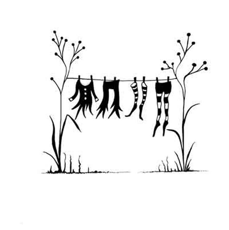 Lavinia Stamp - Fairy Washing Line-1