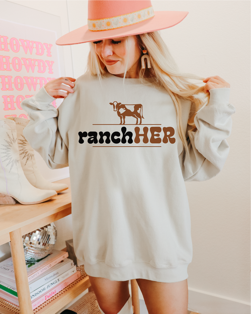ranchHER Unisex Crewneck-1