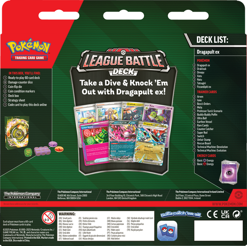 Pokémon TCG - Scarlet & Violet - League Battle Deck (Dragapult ex)-2