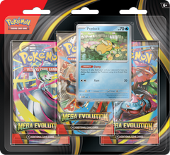 Pokémon TCG - Mega Evolution - Mega Evolution Base - 3 Packs Blister-1