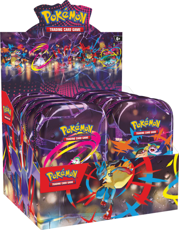 Pokémon TCG - Mega Evolution - Mega Evolution Base - Mini Tins Display-1