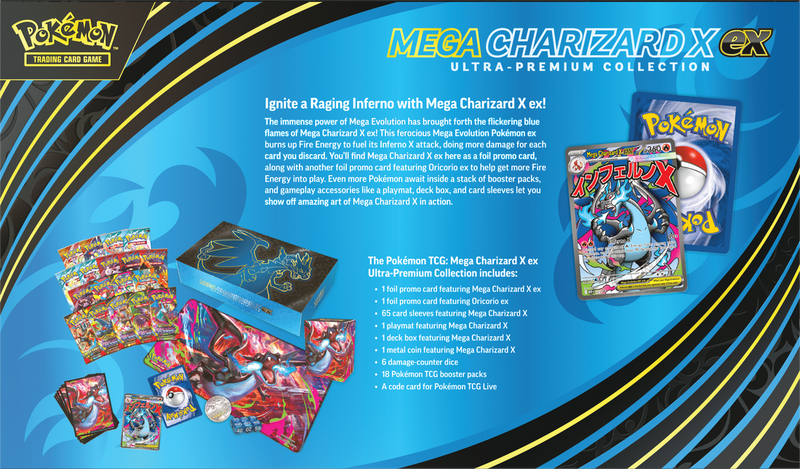 Pokemon TCG - Mega Charizard X Ex UPC-3
