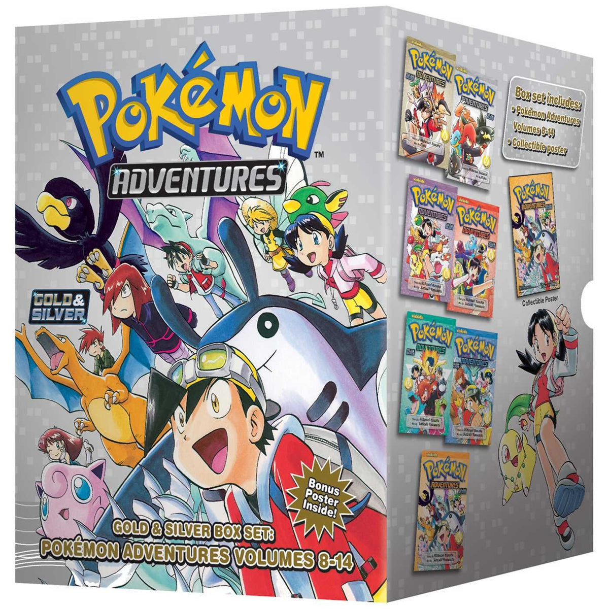 Pokémon Adventures Gold & Silver Box Set (Set Includes Vols. 8-14)-1