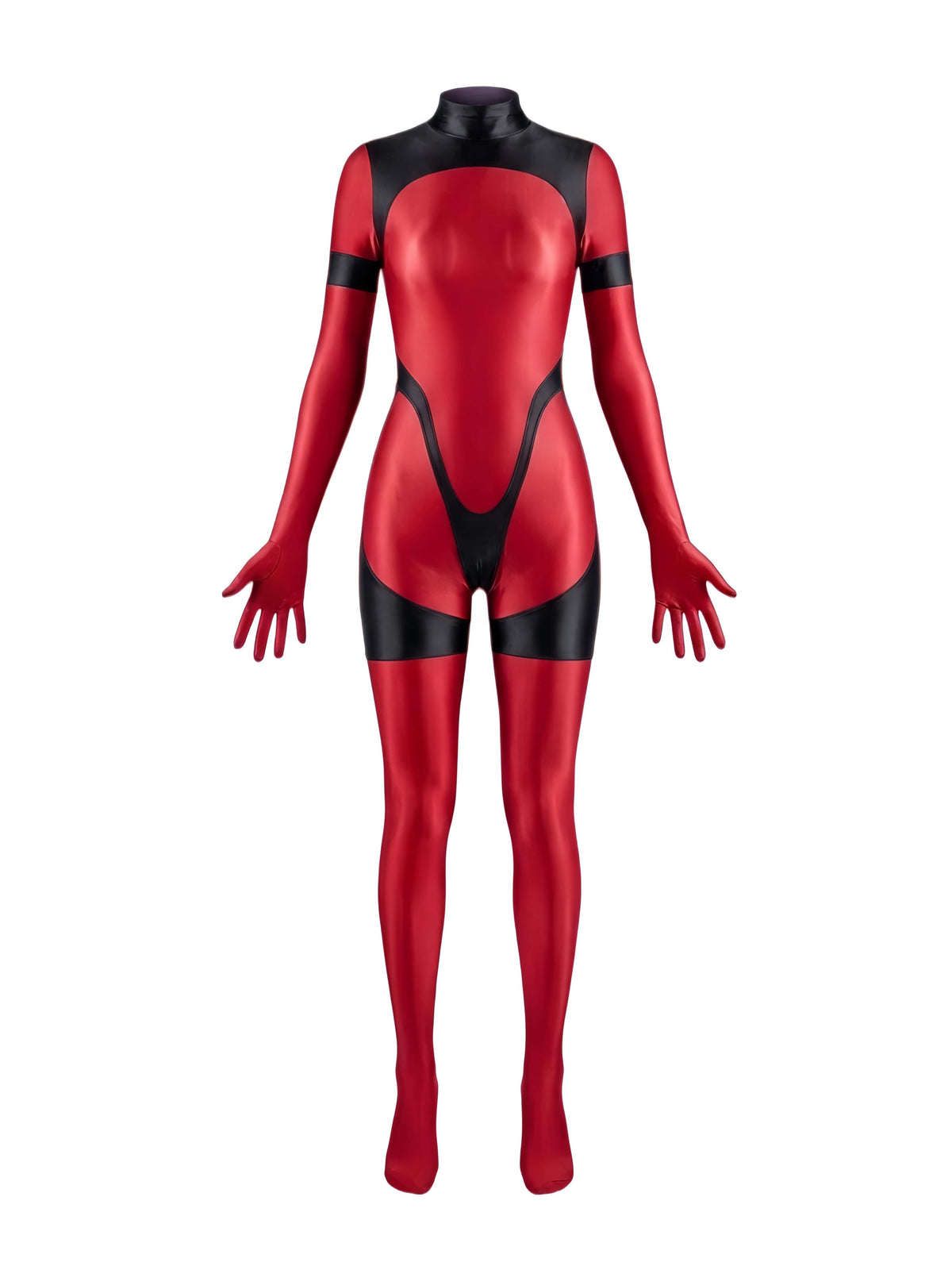 Anime Sci-fi Spandex Swimwear Racing Suit Full Bodysuit Zentai with Crotch Zipper-15