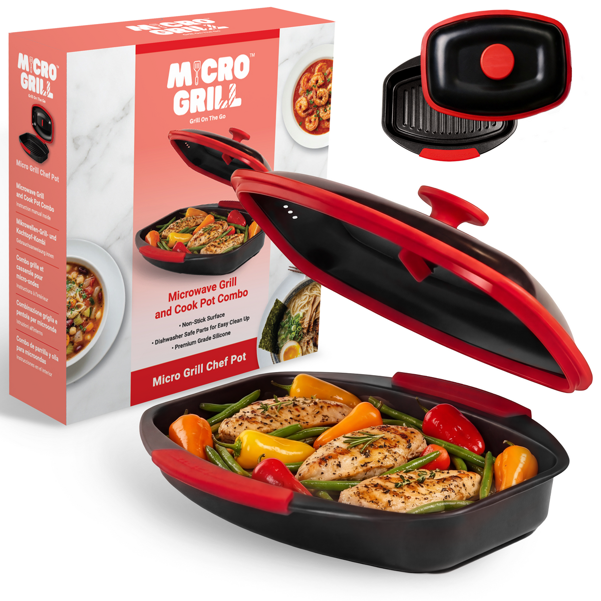 Micro Grill Chef Pot™  - Microwave Cooking Pot-1