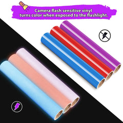Teckwrap Reflective HTV- Pure Red | Fashionable & Durable HTV for T-Shirts & Costumes-3