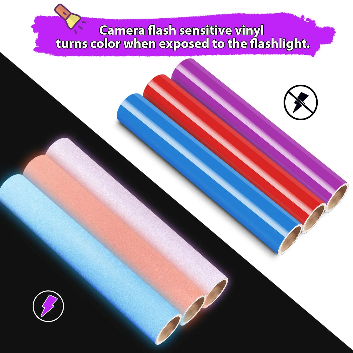 Teckwrap Reflective HTV- Coconut White | Fashionable & Durable HTV for T-Shirts & Costumes-3