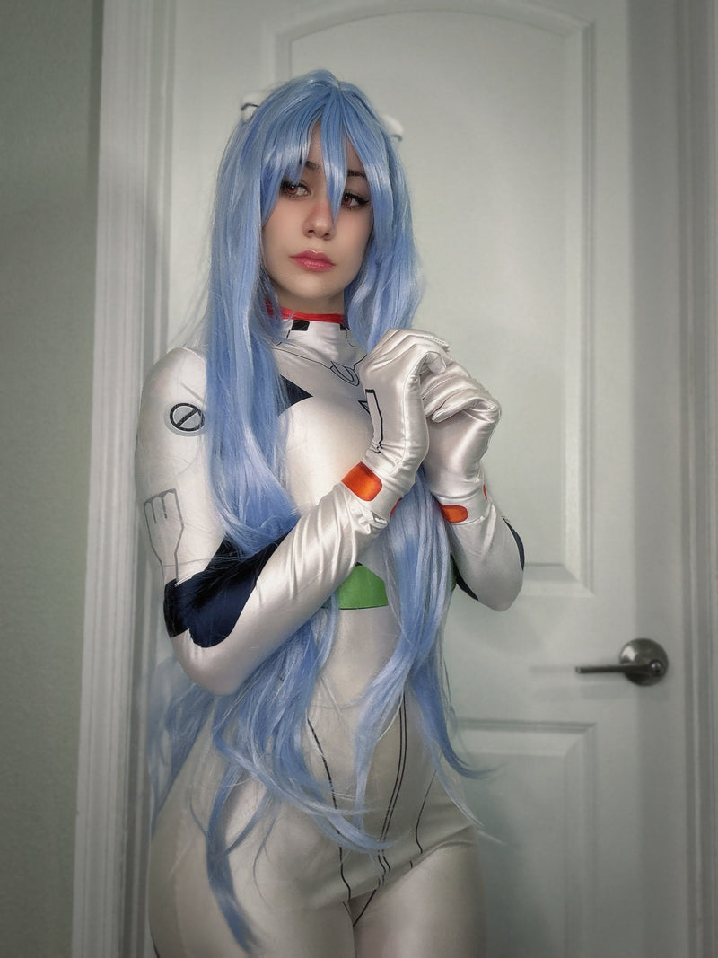 Anime Style Spandex Cosplay Bodysuit Plug Suit Halloween Costume Zentai-7