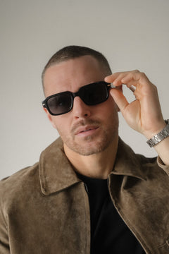 Boléro Rhea — Retro Rectangle Sunglasses-17