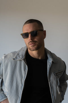 Boléro Vale — Black Classic Square Sunglasses-22