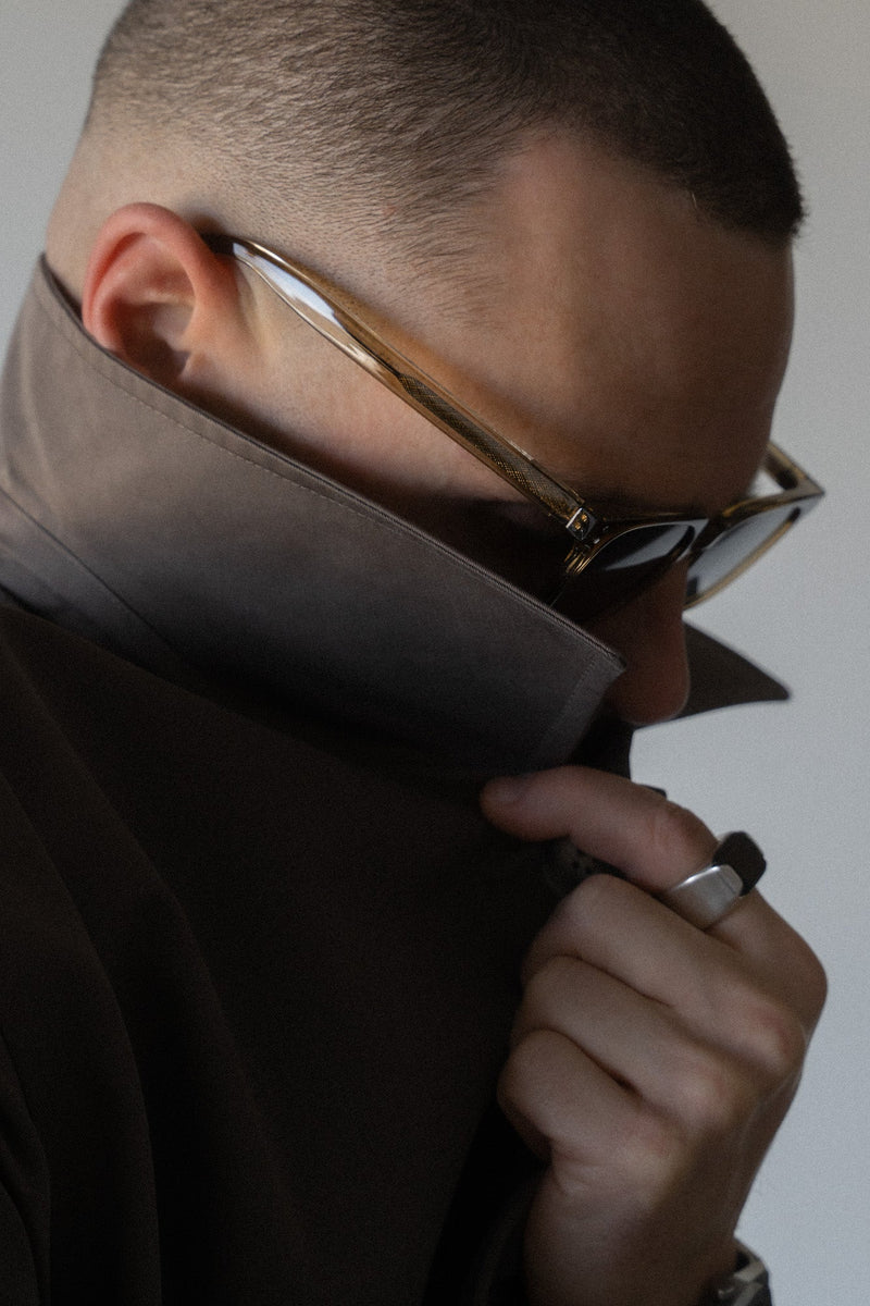 Boléro Vale — Black Classic Square Sunglasses-23