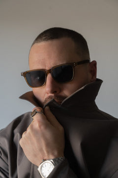 Boléro Vale — Black Classic Square Sunglasses-24