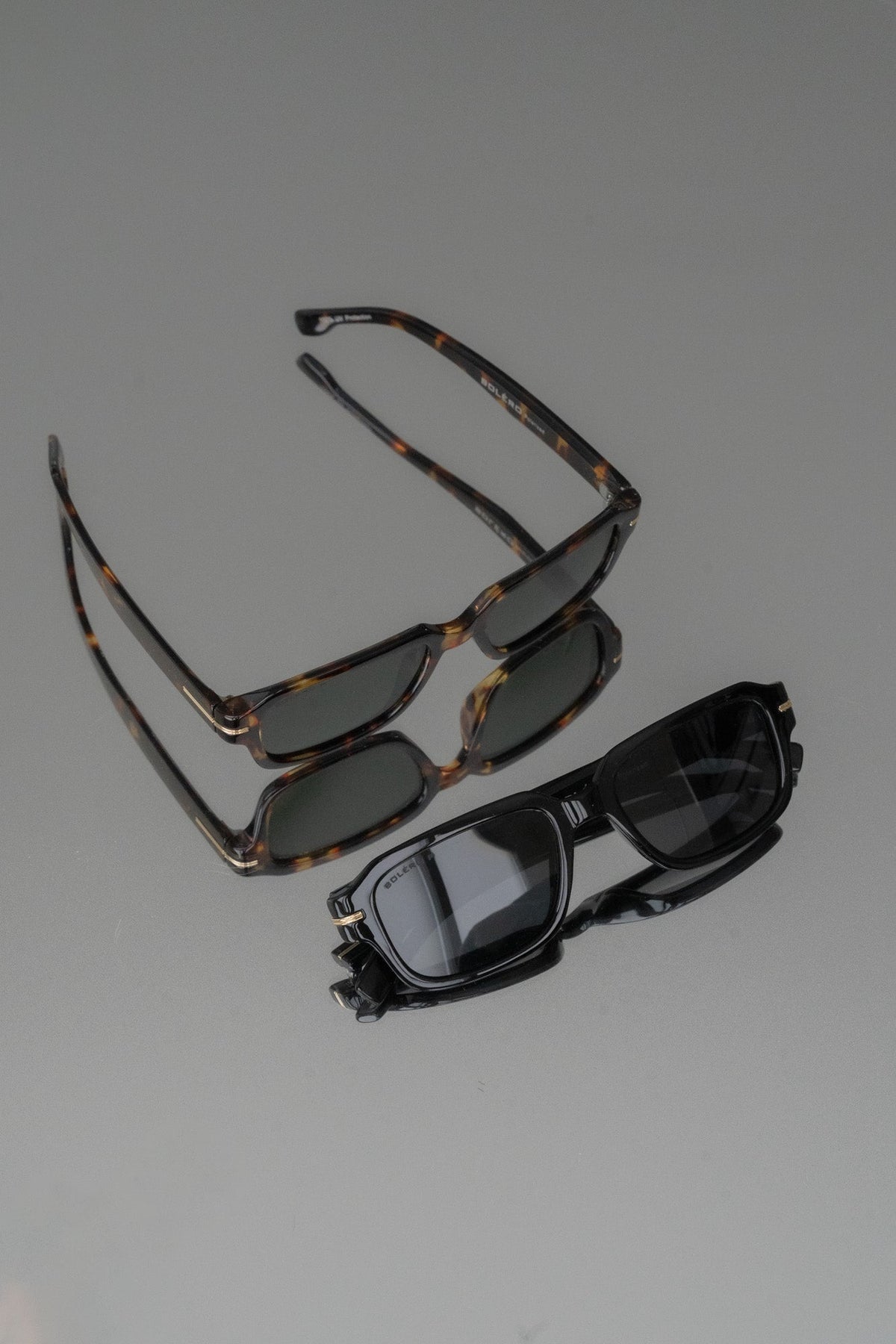 Boléro Rhea — Retro Rectangle Sunglasses-13