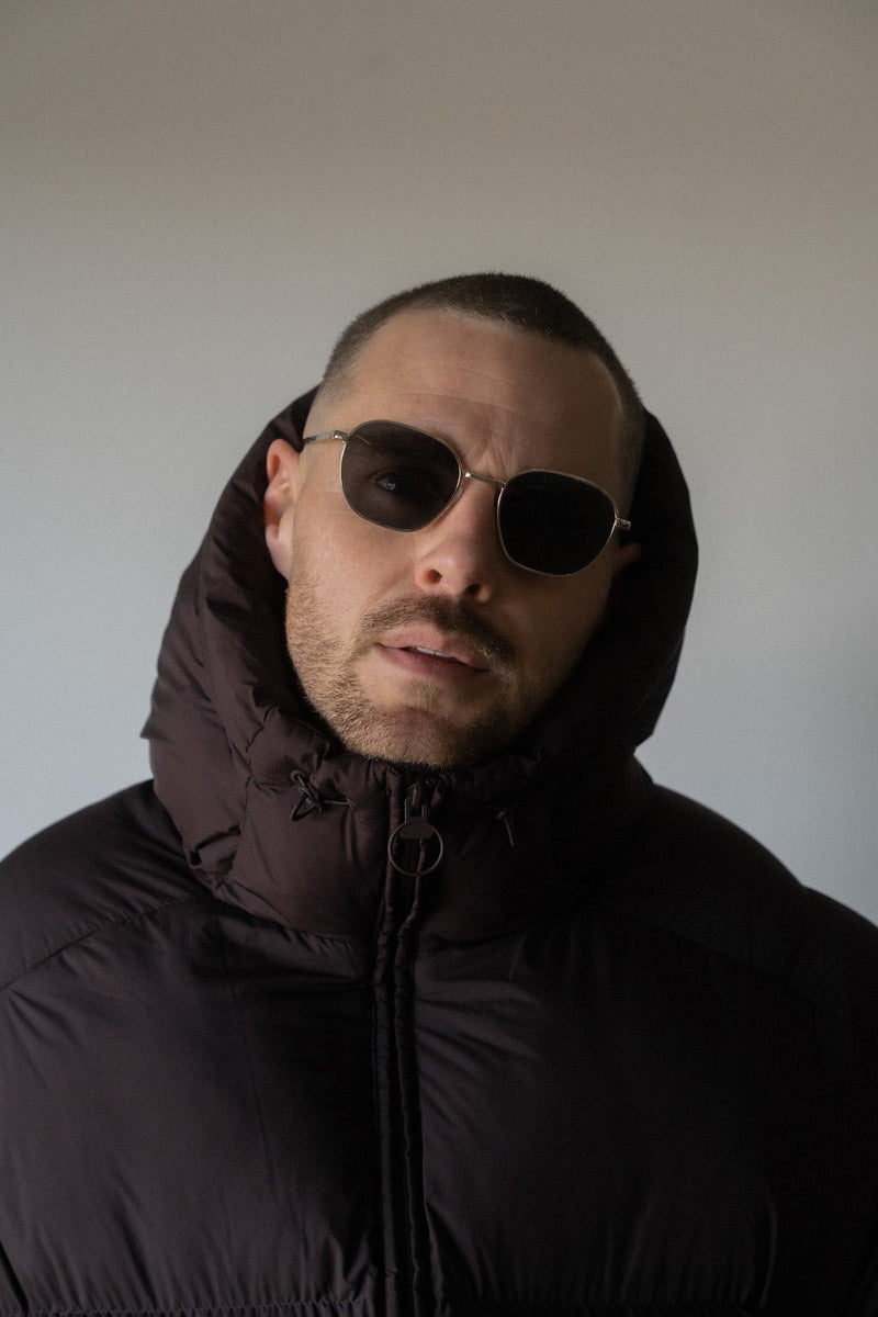 Boléro Onyx — Hexagonal Sunglasses-15