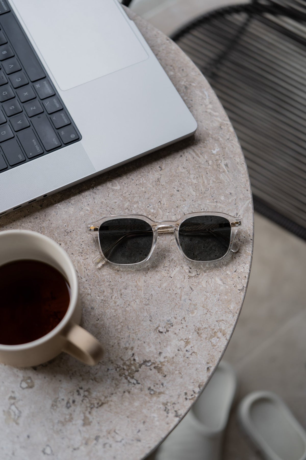 Boléro Ryan — Retro Square Keyhole Sunglasses-24