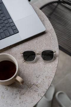 Boléro Ryan — Retro Square Keyhole Sunglasses-24