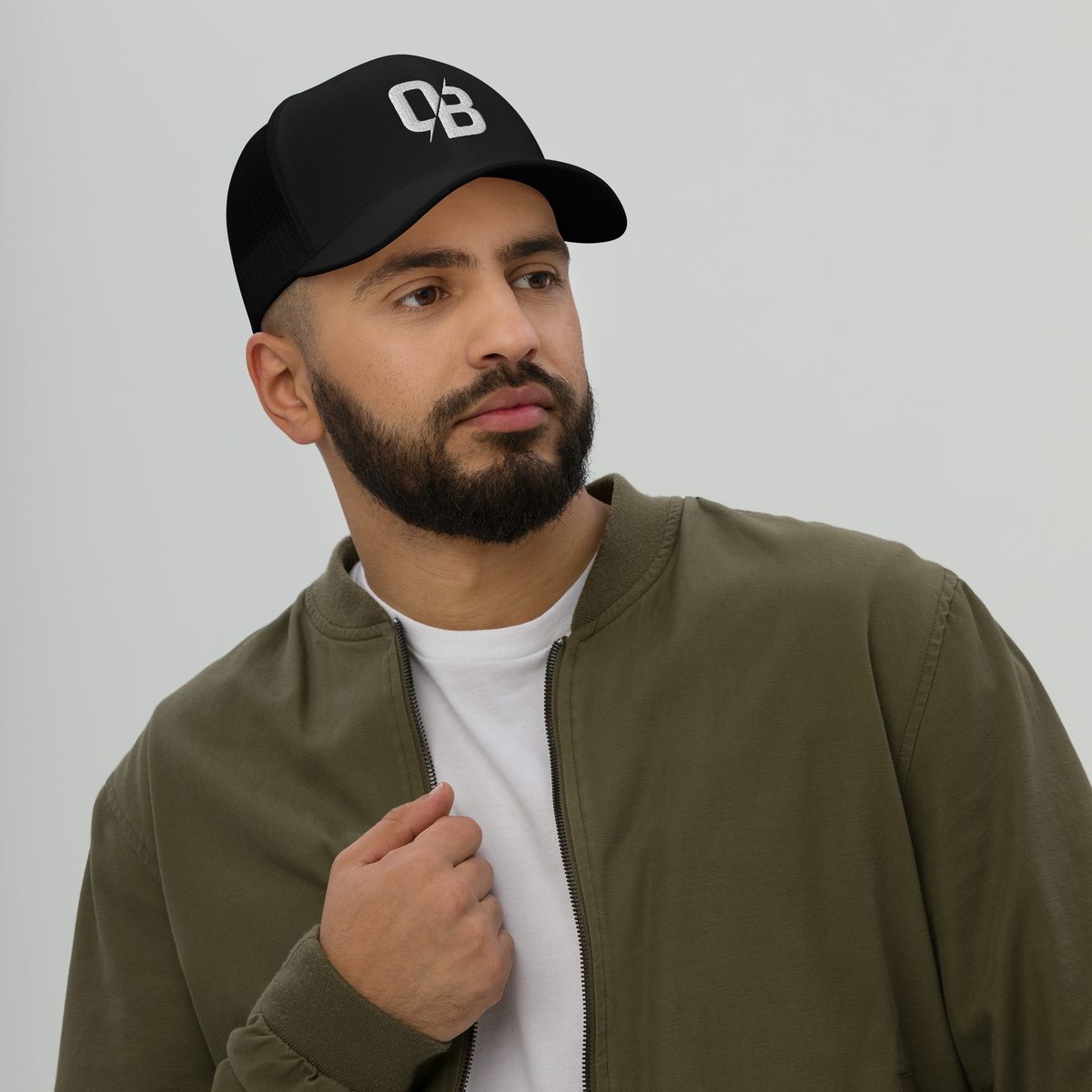 Black - Trucker Snapback-2