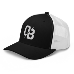 Black (White Mesh) - Trucker Snapback-5