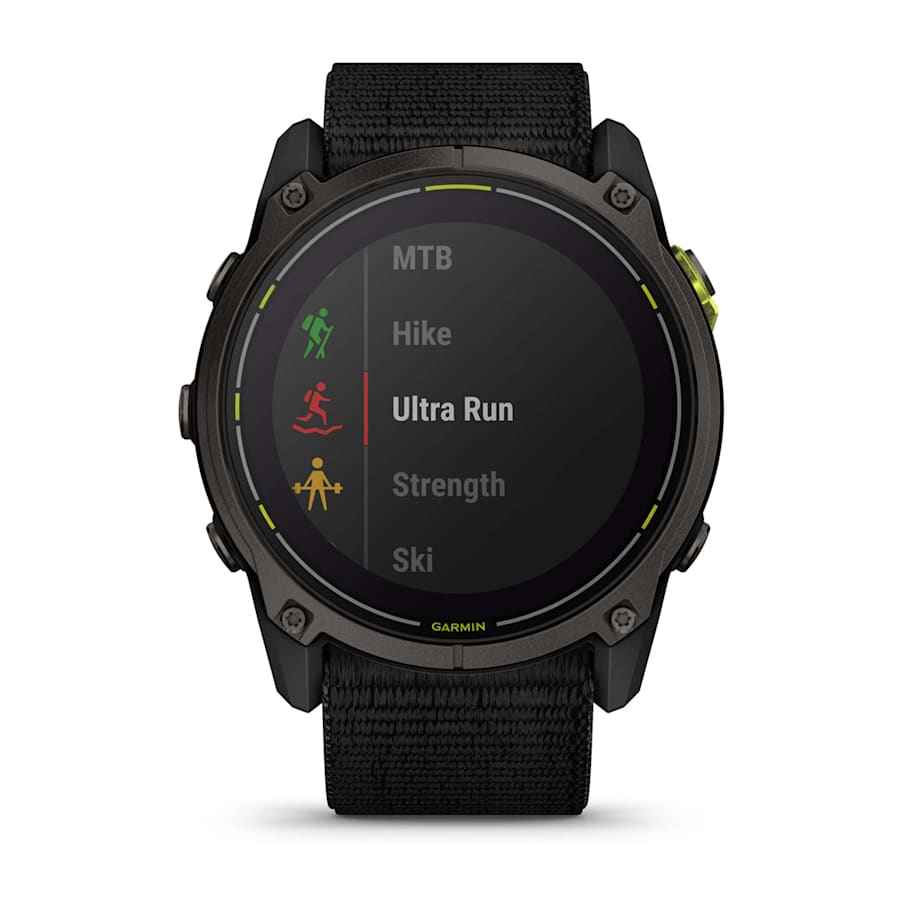 Enduro™ 3 Carbon Gray DLC Titanium with Black Ultrafit Nylon Strap-2