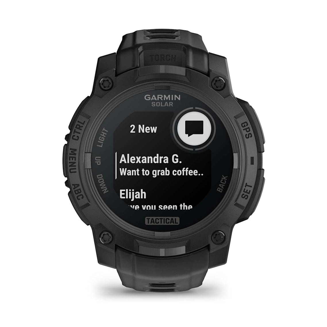 Garmin Instinct 3 45mm Solar Tactical Edition GPS Watch Black-2