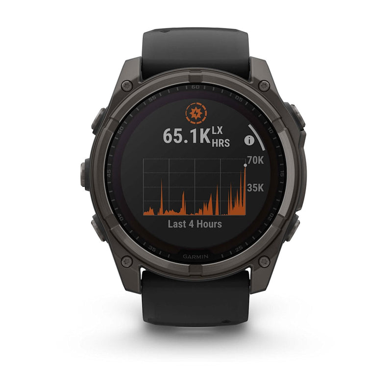 fēnix® 8 – 51 mm, Solar Sapphire, Carbon Gray DLC Titanium-2