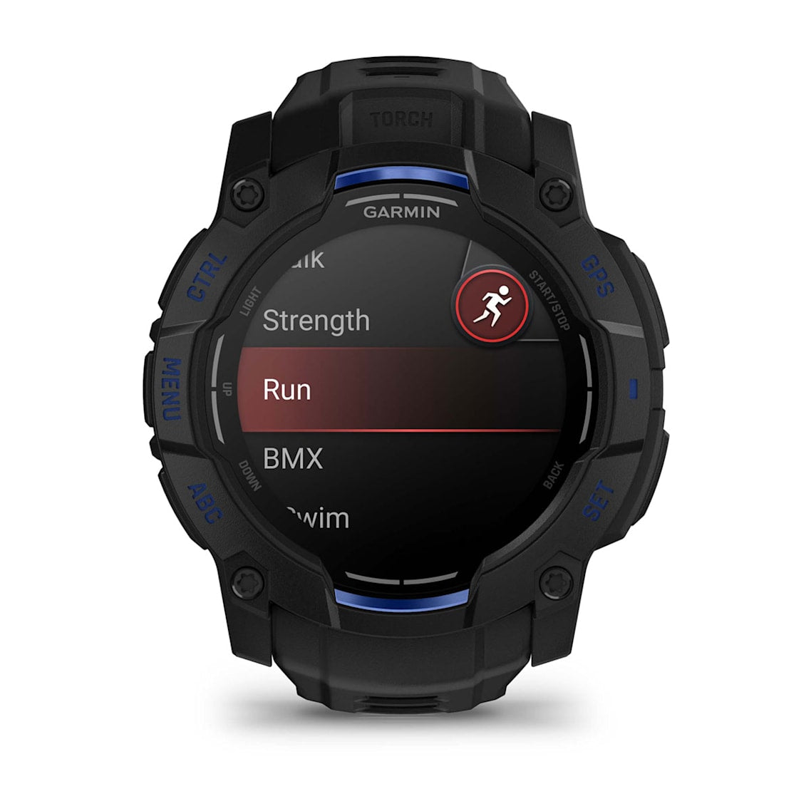 Garmin Instinct® 3 AMOLED (50 mm) - Rugged GPS Watch - Black/Bolt Blue-2