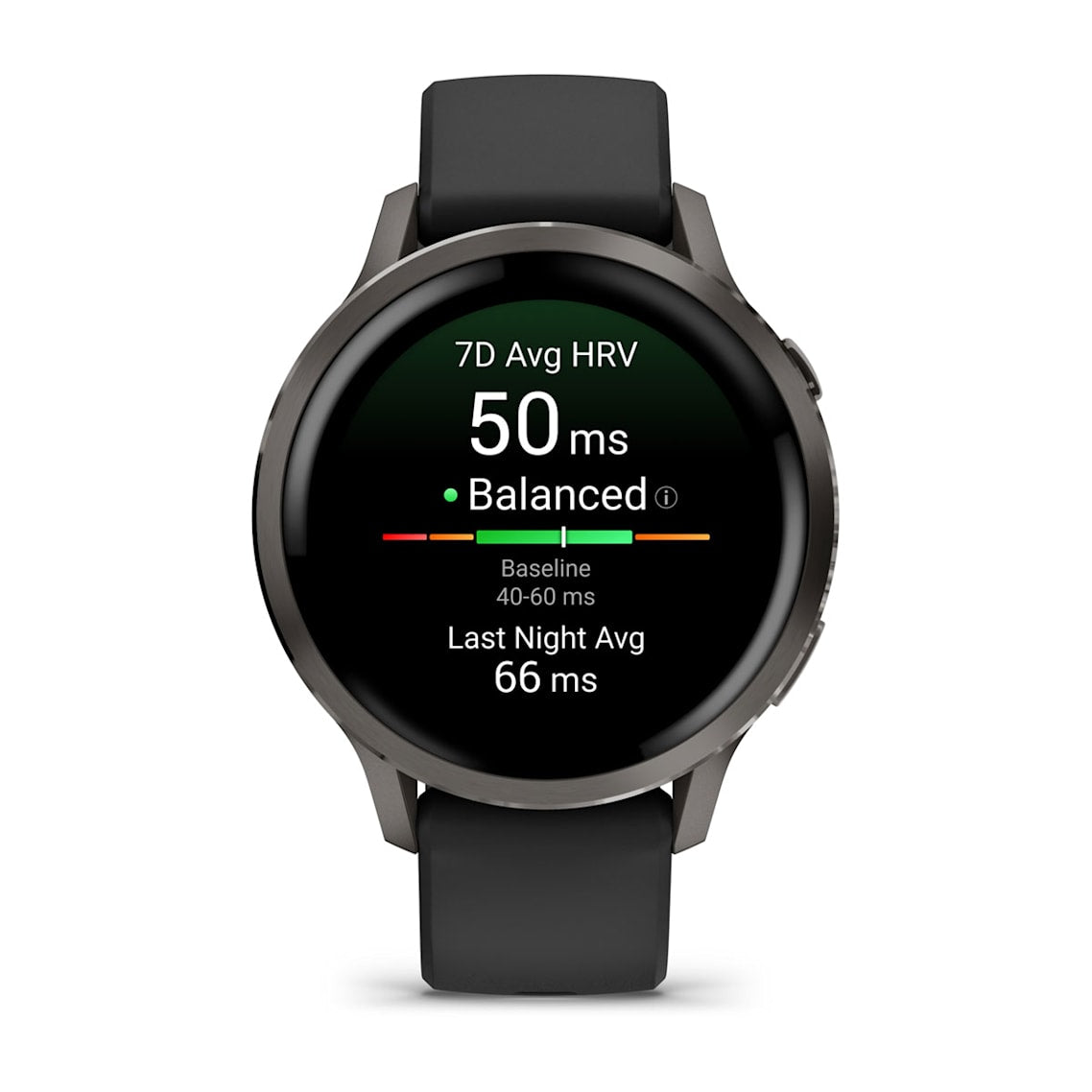 Venu® 4 – 41 mm Slate with Black Silicone Band-2