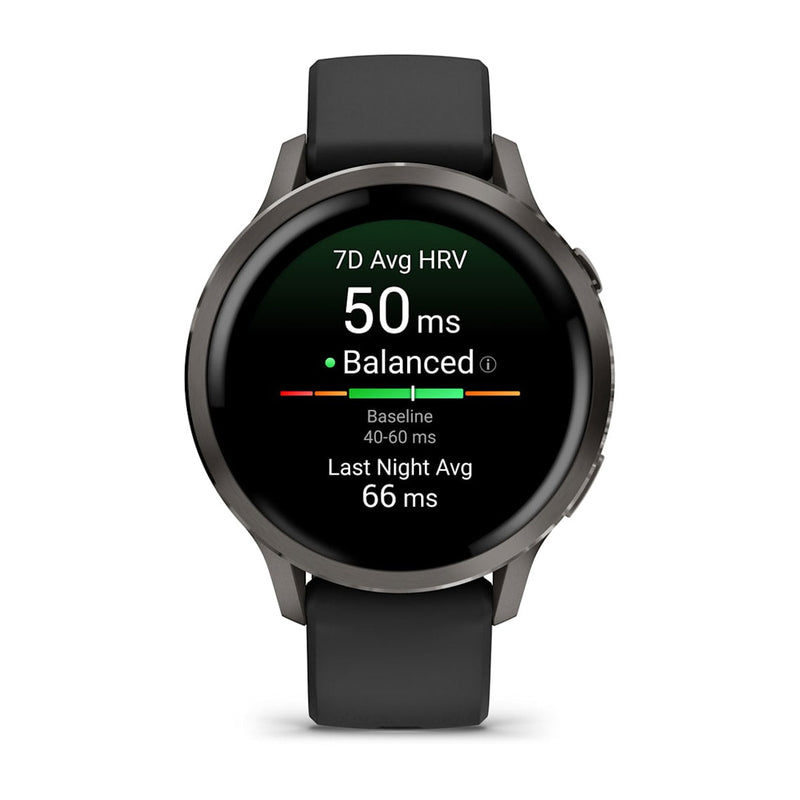 Venu® 4 – 41 mm Slate with Black Silicone Band-2