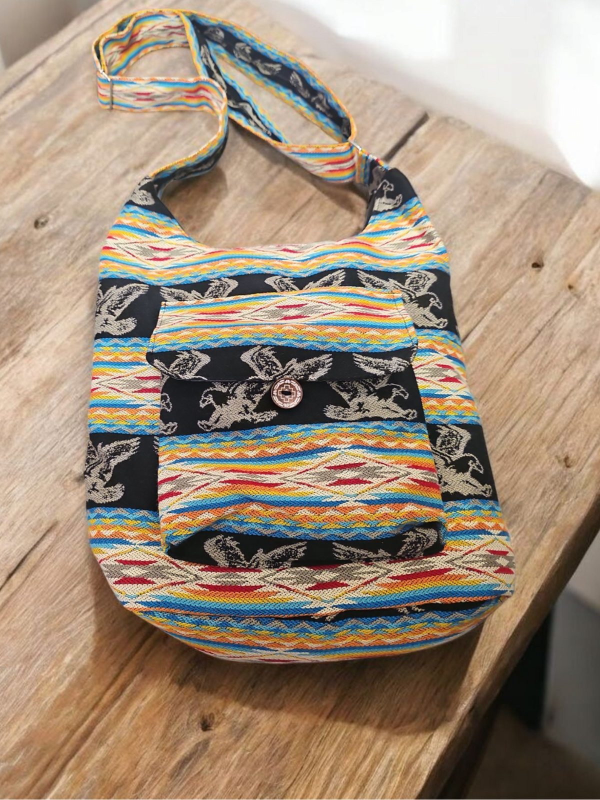 Landing Eagles Crossbody Bag-1
