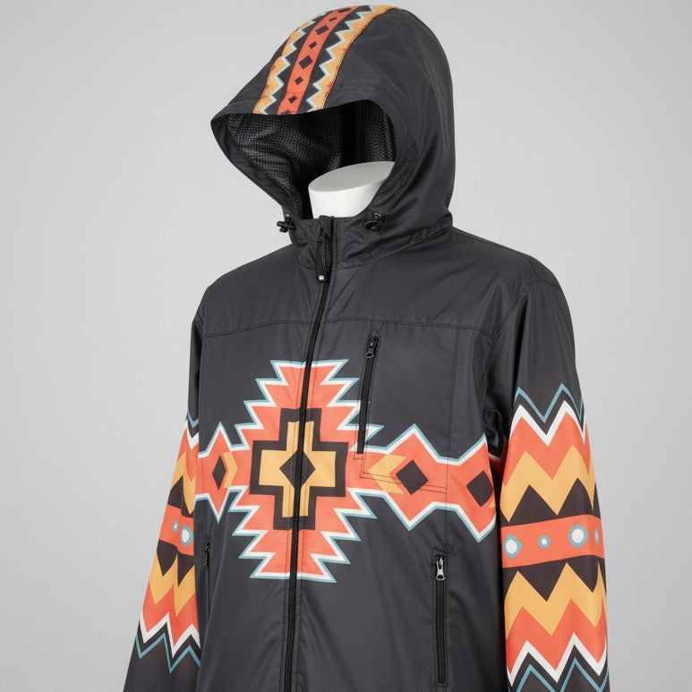 Native Horizon Windbreaker – Black Sunset-4