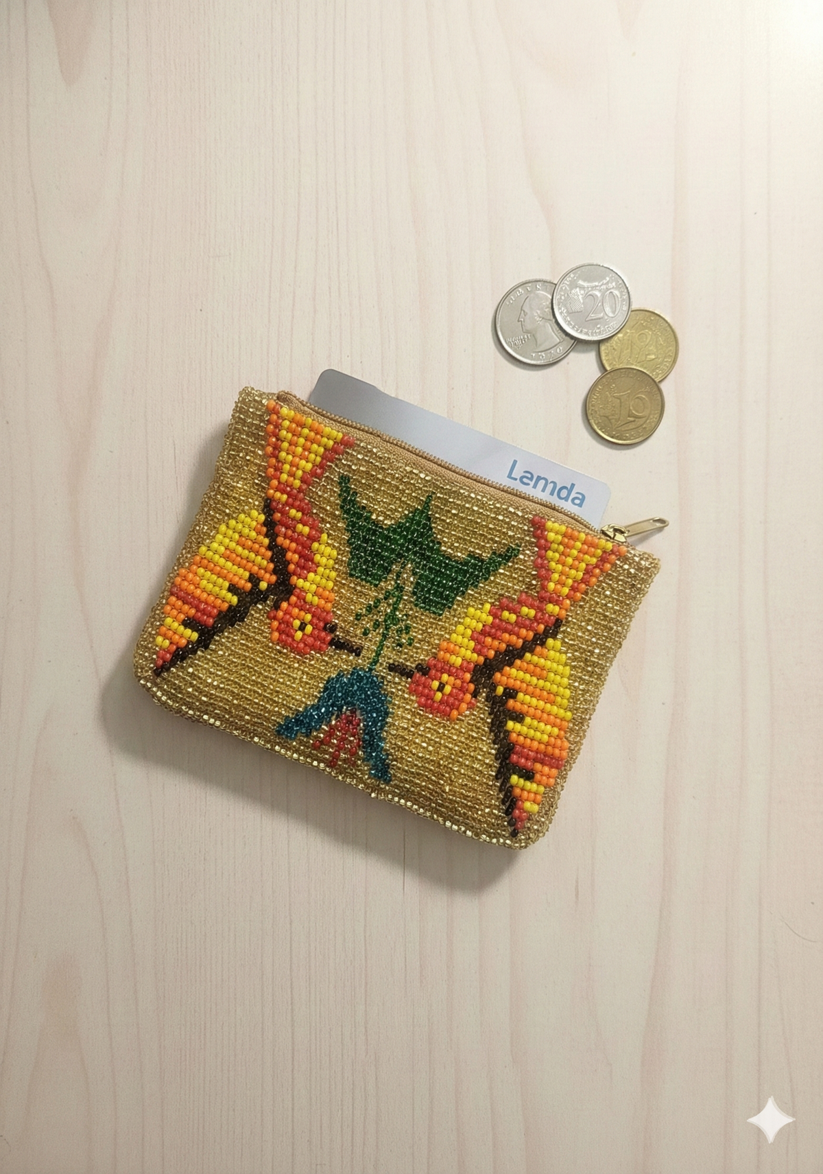 HummingBird Beaded coin purses-5