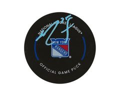 Ryan Reaves Autographed New York Rangers Official Game Puck-1