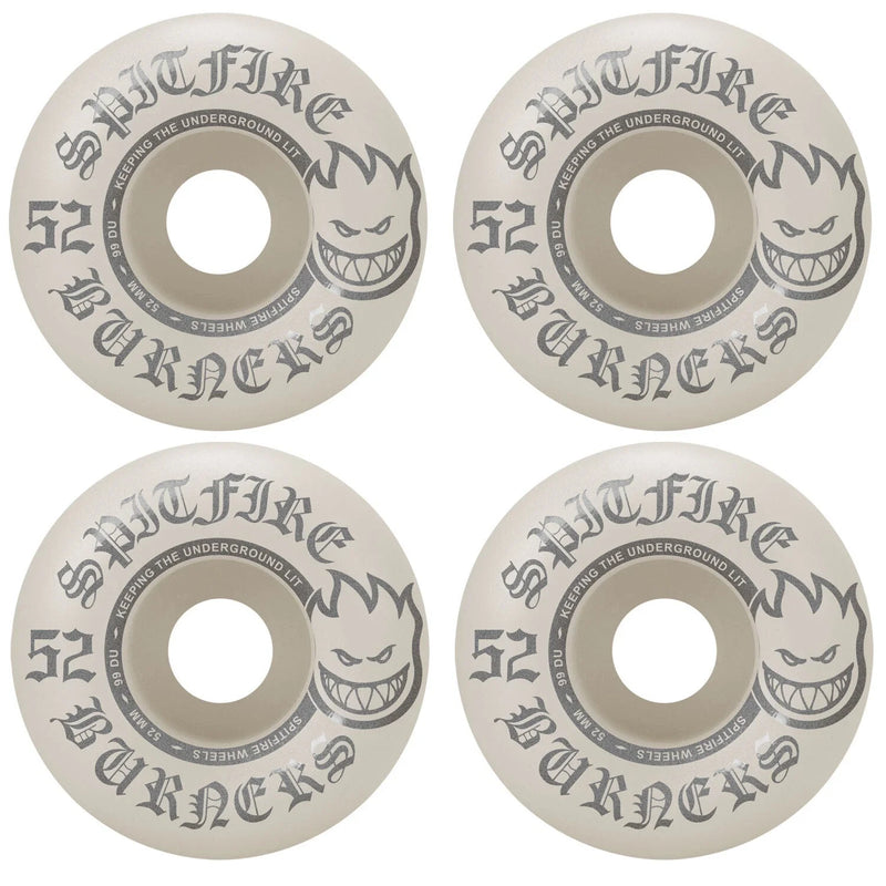Spitfire 'Burners' 99A Wheels 52MM - White-1