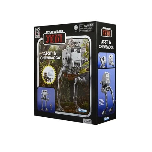 Star Wars TVC AT-ST & Chewbacca 1:18 Scale 40th Anniversary ROTJ (UPC:5010996106827)