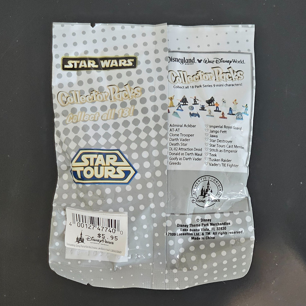 NEW! 2009 Disney- Star Wars Collector Pack Series 9