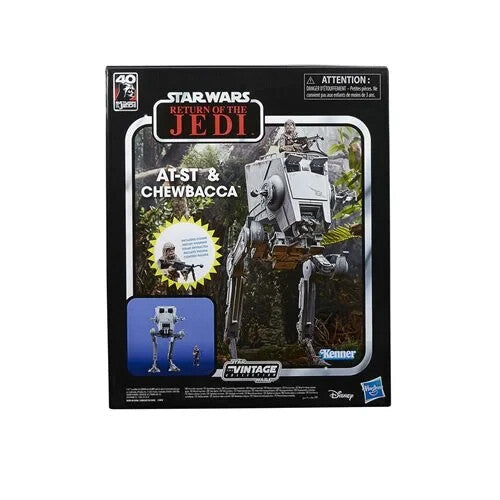 Star Wars TVC AT-ST & Chewbacca 1:18 Scale 40th Anniversary ROTJ (UPC:5010996106827)