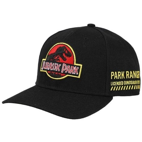 NEW! Sealed! Jurassic Park Ranger Bioworld Pre-Curved OSFM Snapback Hat