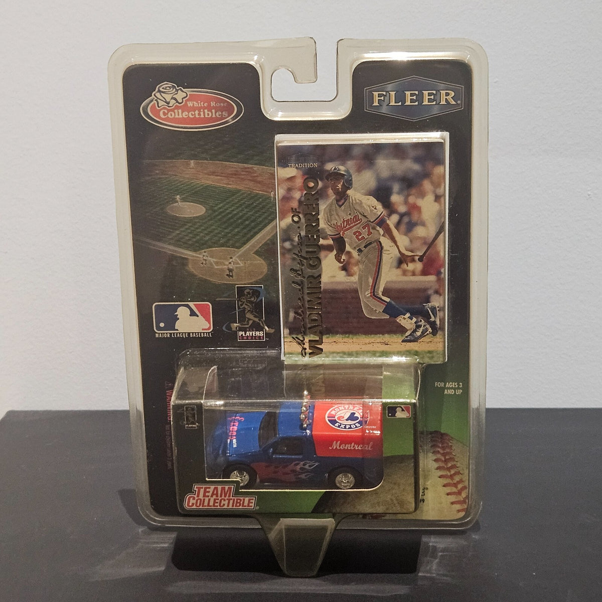 1999 Fleer Montreal Expos Vladimir Guerrero Ford F-150 1:64 Die-Cast Truck & Trading Card