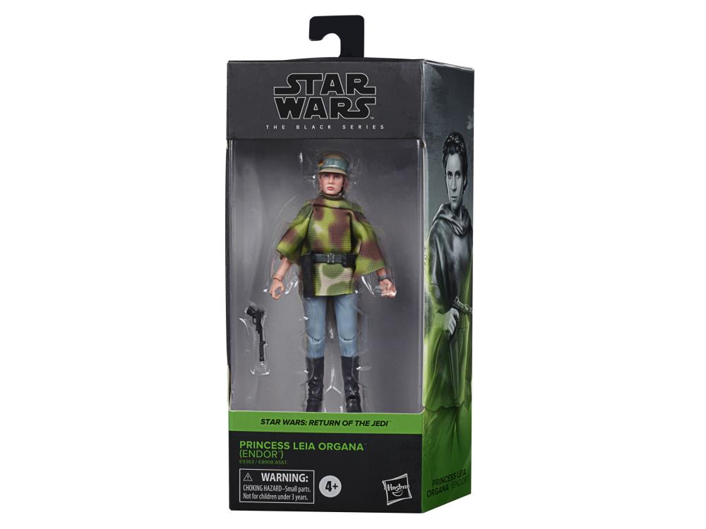 Star Wars The Black Series ROTJ Leia Endor 6 Inch Action Figure-1