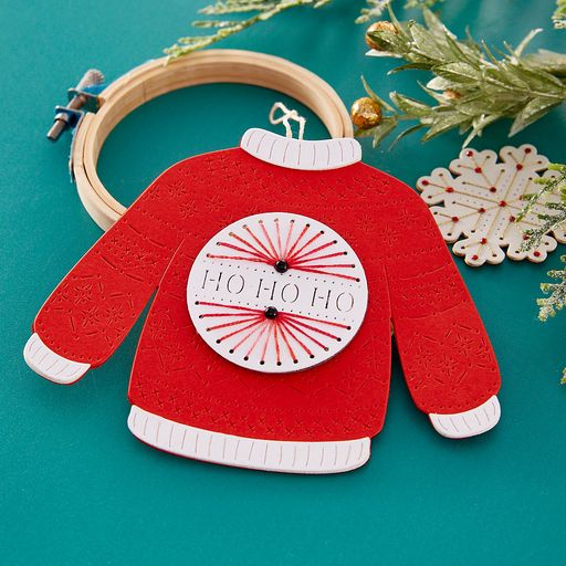 Troqueles grabados Stitched Christmas Sweater de la colección Christmas-8