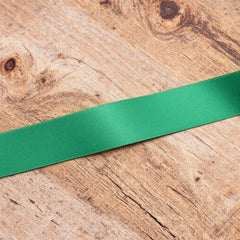 Satin Ribbon Double Face-Fern Green #552- 3.8 cm Wide-3